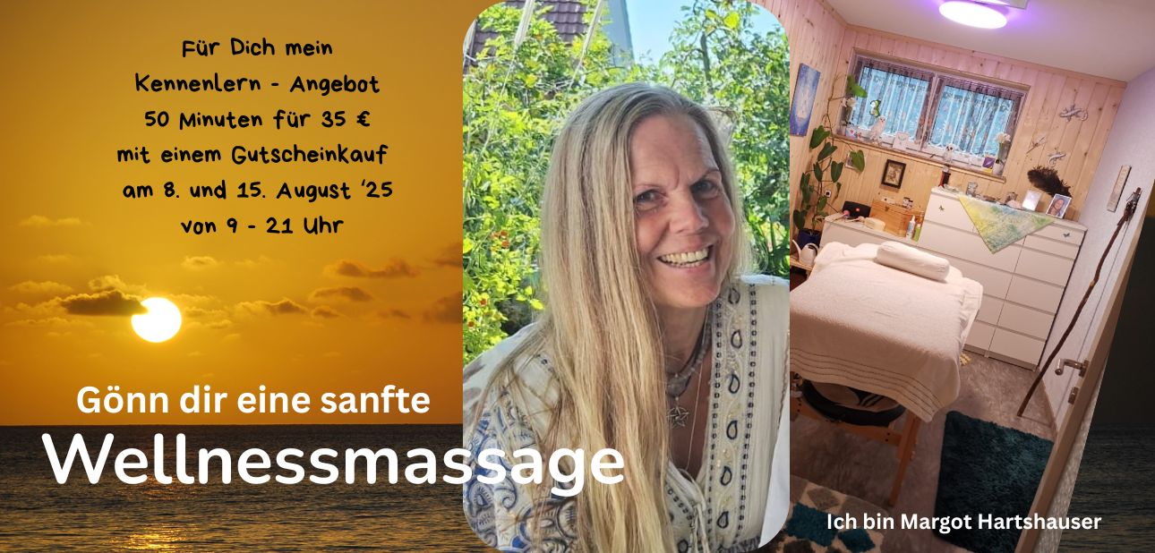 Wellness Massage Blackfriday Angebot Margot Hartshauser